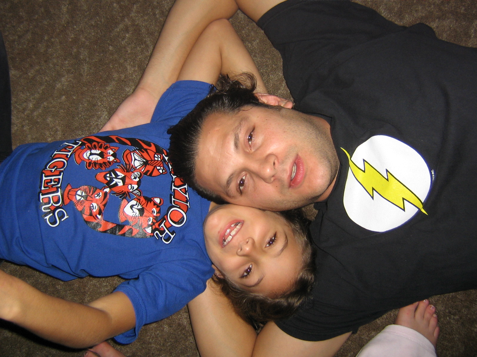Alivia with dad